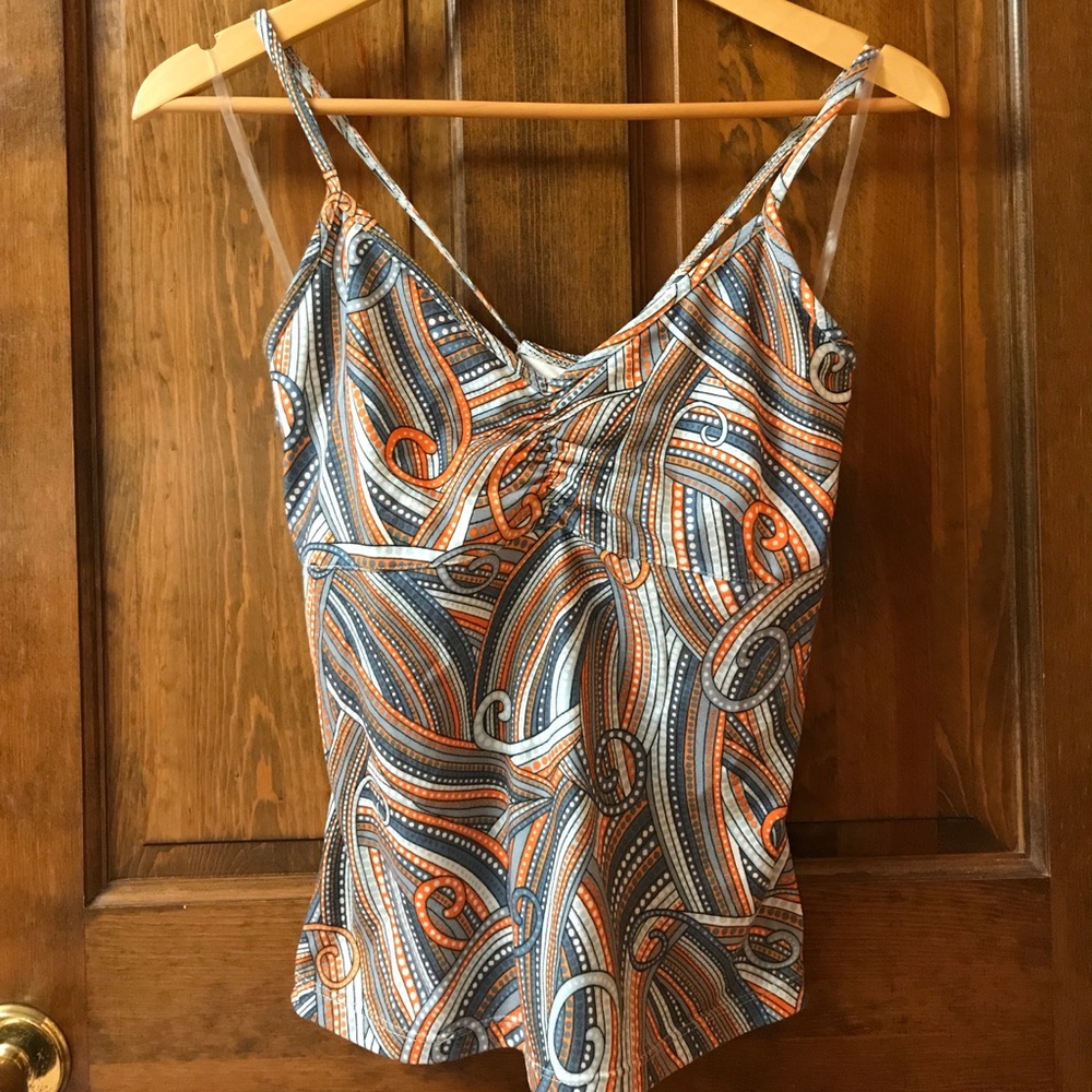 Casual cross strap tank top